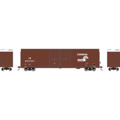 Athearn RTR 90568 - HO FMC 60ft DD/SS Hi-Cube Boxcar - Conrail #221745