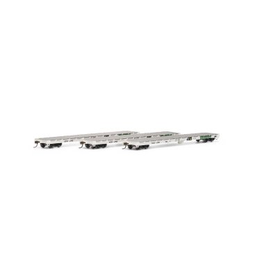Athearn 98084 - HO 60Ft Flat Car - SOO (3pkg)