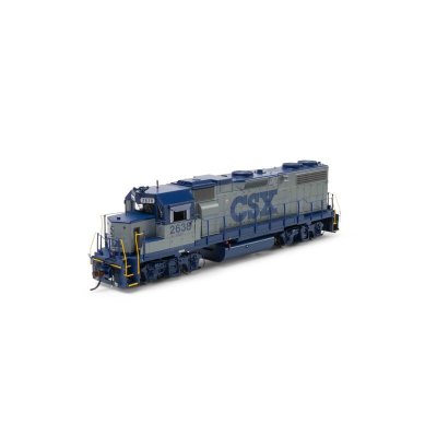 Athearn Genesis 1411 - HO GEN GP38-2 Locomotive w/DCC & Sound, CSX 'Blue Down' #2638