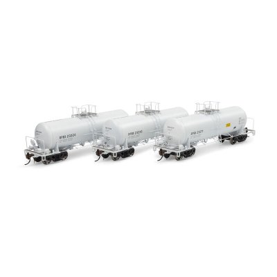 Athearn Genesis 1437 - HO 13K Gallon Acid Tank Car, RPBX #23224/23246/23271 (3)
