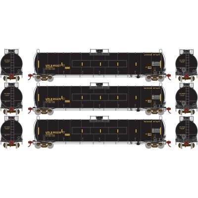 Athearn G25593 - HO 33,900 Gallon LPG Tank - UTLX #2 (3 Pack)