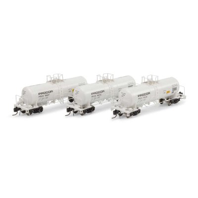 Athearn Genesis 15324 - N 13,600-Gallon Acid Tank, PROX, White (3)