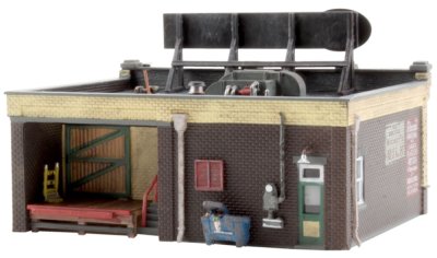 Woodland Scenics 4949 N Scale H&H Feed Mill - Built & Ready Landmark Structures - Assembled