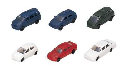 Kato 23-505  - N Scale 90's Toyota Car Set - (6)