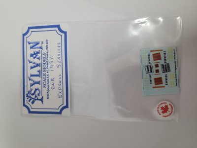Sylvain Scale Models LH-114 - HOCNR 1952 Express Services - For CN Piggyback Trailer T-034 Set - ...