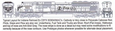 Highball Graphics L-226 - HO Indiana Railroad SD9043MAC’s 6001-6006 Scale  Choose an option L-226...