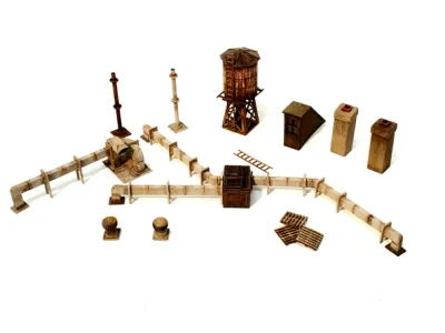 ITLA Scale Models N3154 - N scale Roof Top Detail Kit