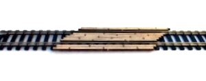 Osborn Model Kits 1036 - HO 45 Degree Crossing Boards - Kit - 2 Pack