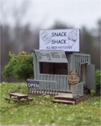 Osborn Model Kits 1072 - HO Snack Shack - Kit