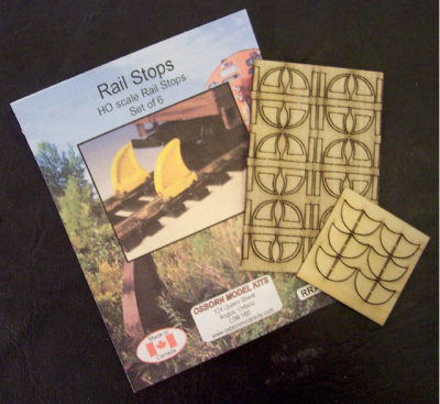 Osborn Model Kits 1038 - HO Rail Stops - Kit - 6 Pack