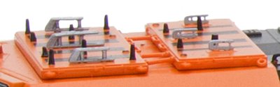 Intermountain P44703 - HO Modern Locomotive PTC Antenna Arrays - BNSF, Type 2