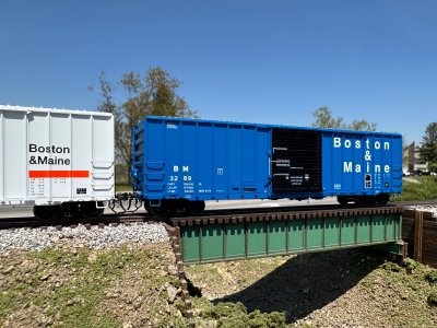 Rapido 198001-5 HO PC&F 5241 CUFT -  Boxcar - Boston & Maine - Single Car #3344