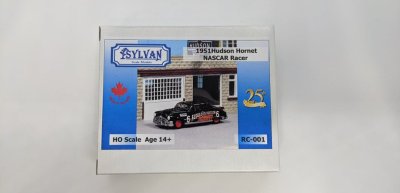 Sylvan Scale Models RC-001 HO Scale -1951 Hudson NASCAR Racer - Unpainted and Resin Cast Kit 