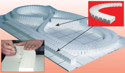 Woodland Scenics 1409 - SubTerrain System - Foam Risers (4in)