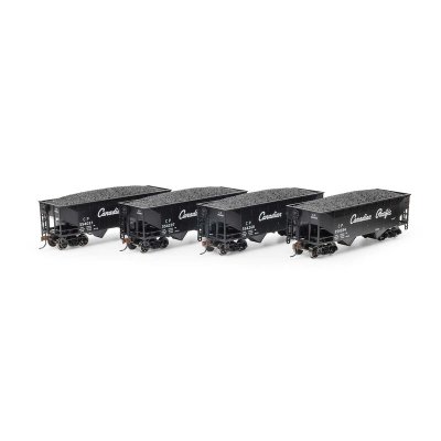 Athearn Roundhouse 1038 - HO 34' 2-Bay Offset Hopper with Coal Load, CP #354031 / 354268 / 354297...