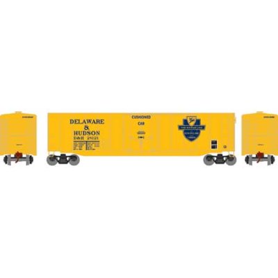Athearn Roundhouse 1148 - HO 50Ft Plug Door Smooth Side Boxcar - D&H #28123