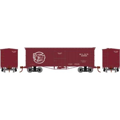 Athearn Roundhouse 1150 - HO 36ft Old-Time Wood Boxcar - Cotton Belt #16795