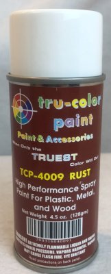 Tru Color Paint 4009 - Aerosol Spray Paint Can - Gloss Rust- 4.5oz (135mL)