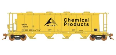 Rapido 127021-5 - HO CU FT Hopper Alcan Chemical #121488