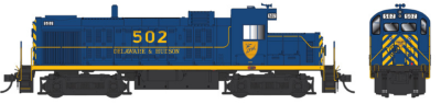 Bowser 25367 - HO Alco RS3-M Chop Nose - DCC Ready - Delaware & Hudson: Blue #502