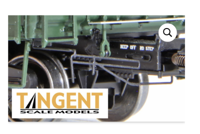 Tangent Scale Models HO 221 Coupler Lift Bars Type 2 - 4 pairs
