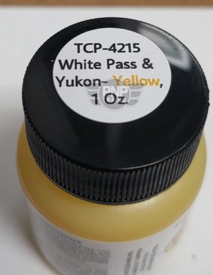 Tru-Color Paint 4215 - Railroad Color Acrylic Paints - 1oz 29.6ml -- White Pass & Yukon Yellow