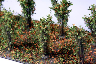 Martin Welberg Scenic Studios MB-SBO - Bushes - Orange - Type B - 3cm-4cm - 10 pcs