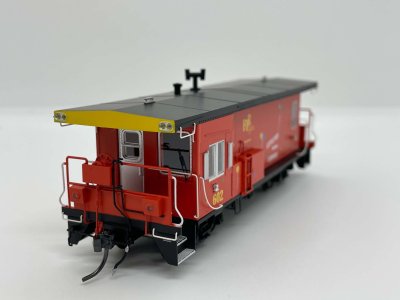 Otter Valley Railroad 57023 - PSC Transfer Van - PSTR #602 "Birthday Caboose" - note model will n...