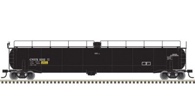 Atlas 50005368 - N Scale ACF 33,000 Gallon Tank Car - Ready to Run - Master(R) -- CNTX 1212 (blac...