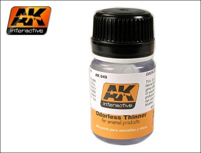 AK Interactive 49 - Odorless Enamel Thinner - 35mL