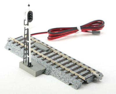 Kato Unitrack 2-601 - HO Automatic 3-Color Signal Track - 4-7/8in (123mm)