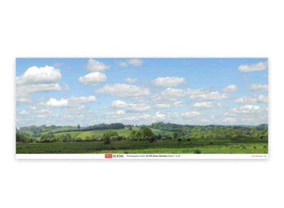 Peco SKP05 - Backscene Photographic Background 95 x 13" 240 x 33.3cm -- Water Meadow