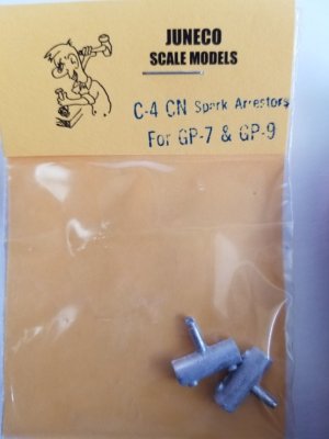 Juneco Scale Models C-4 Canadian National Spark Arrestor for GP-7/9 (2/pkg)