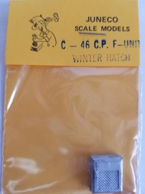 Juneco Scale Models C-46 CP & ONT F-Unit Winter Hatch