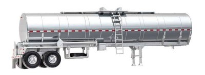 Walthers SceneMaster 12352 - HO Chemical Tank Trailer - Assembled -- Painted, Unlettered