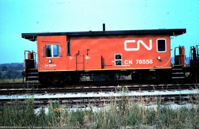 Otter Valley Railroad 57001 - PSC Transfer Van - Canadian National #76558
