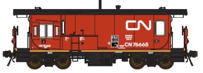 Otter Valley Railroad 57030 - PSC Transfer Van - Canadian National #76665