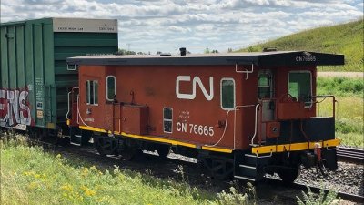 Otter Valley Railroad 57031 - PSC Transfer Van - Canadian National #76665 [ clone ]