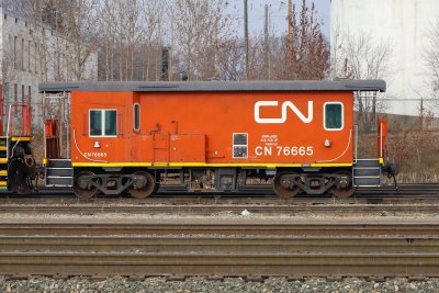 Otter Valley Railroad 57009 - PSC Transfer Van - Canadian National #76665