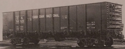 Otter Valley Railroad 39020 - HO ECC 39 Ft Drop Bottom Gondola - Canadian National #132545 - 1948...