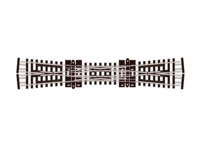 Peco SL390F - N Scale Code 55 Track -- Double-Slip Turnout, 10-Degree Crossing Angle