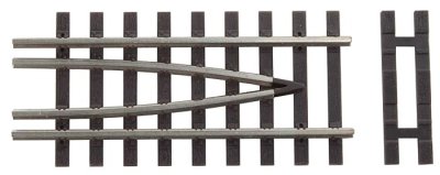 Walthers Track 83005 - HO Code 83 Nickel Silver - Bridge Track End Piece Set