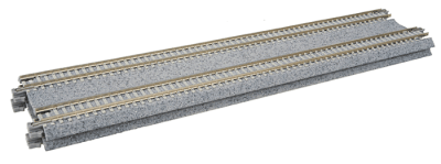 Kato Unitrack 20004 - N Scale Concrete Tie Double Track Straight -- 9-3/4" 248mm pkg(2)