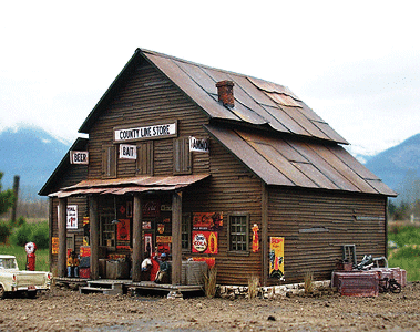 Downtown Deco 1047 - HO County Line Store -- Kit