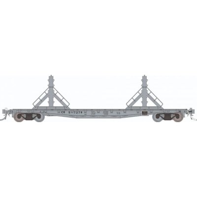 Rapido 138403-3 - HO F30D 50' Rail Flat Car : CR - MOW: Single Car - #57283