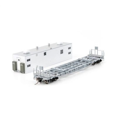 Rapido 1381032-3 - HO F30A 50' Flat Car w/Camp Van: CR - MOW Sleepers