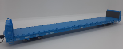 Atlas Trainman 20006459 - HO 68Ft Short Bulkhead Flatcar - Colorado & Wyoming #6017