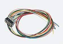 ESU 51950 - DCC Decoder Cable Harness with NEM652-NMRA 8-Pin Socket -- 11-13/16" 30cm Leads