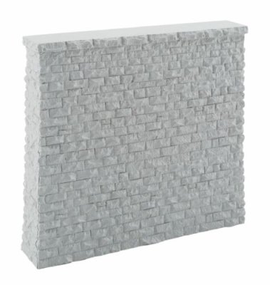 Walthers Cornerstone 4582 - HO Double-Track Railroad Bridge Stone Pier - Resin Casting