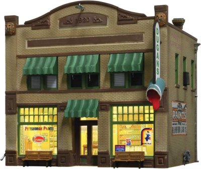 Woodland Scenics 5053 - HO Built-&-Ready Landmark Structures - Dugans Paint Store
